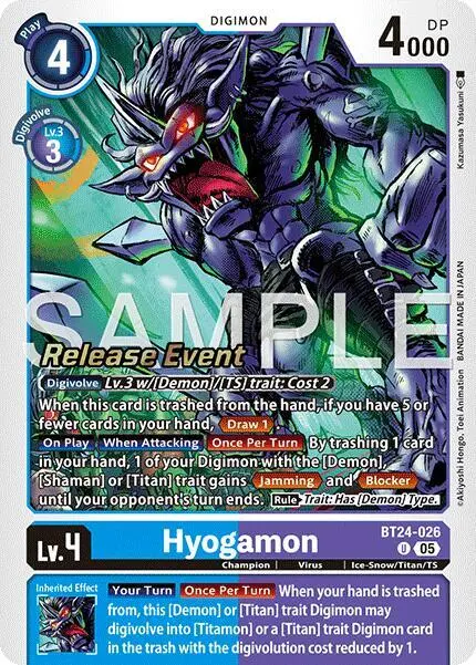 Hyogamon card art