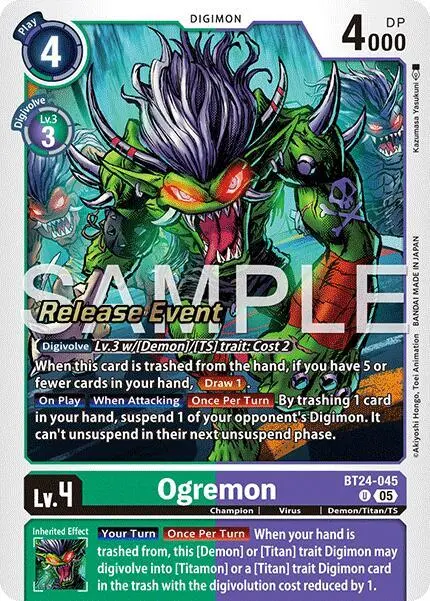 Ogremon card art