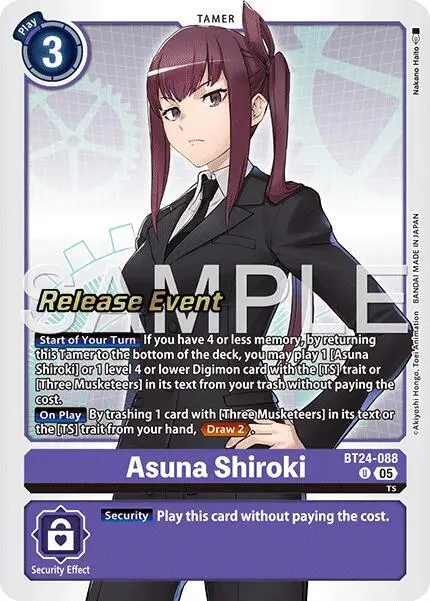 Asuna Shiroki card art