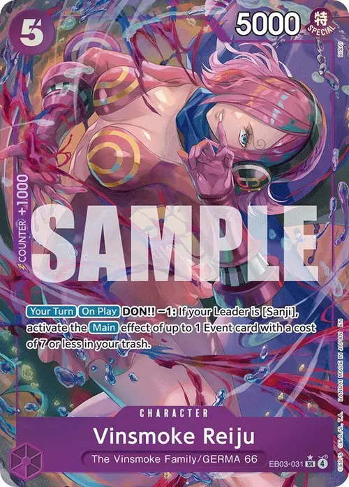 Vinsmoke Reiju (Alternate Art) card art