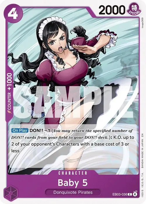 Baby 5 card art