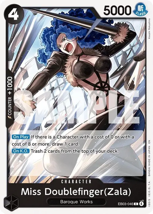 Miss Doublefinger(Zala) card art