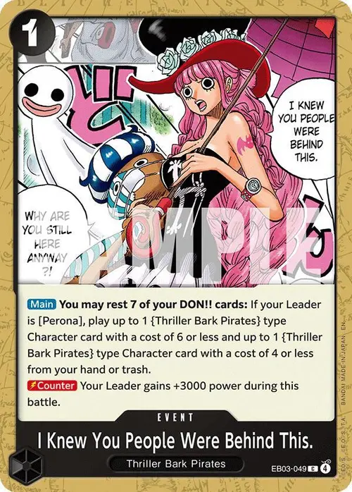 I Knew You People Were Behind This. card art