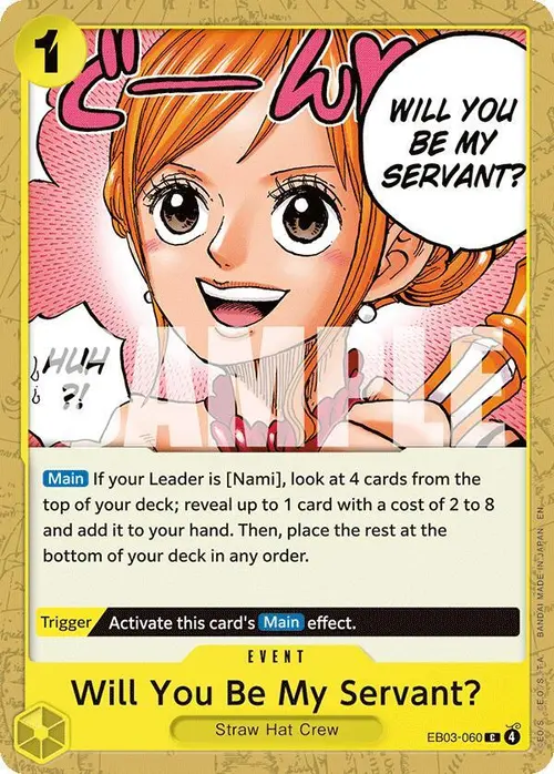 Will You Be My Servant? card art