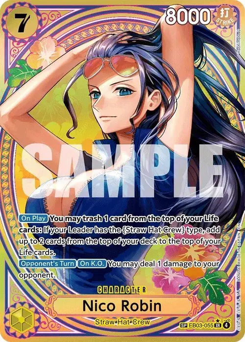 Nico Robin (055) (SP) card art