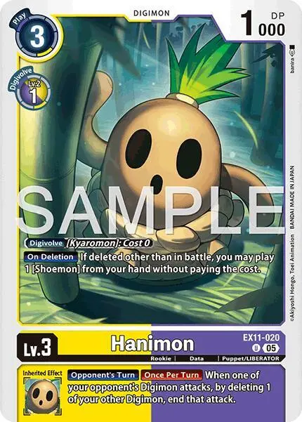 Hanimon card art