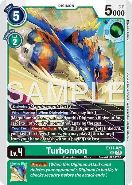 Turbomon card art