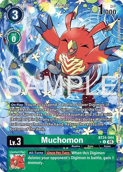 Muchomon (Box Topper) card art