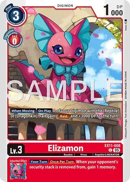 Elizamon card art