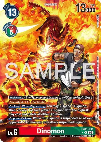 Dinomon (Box Topper) card art