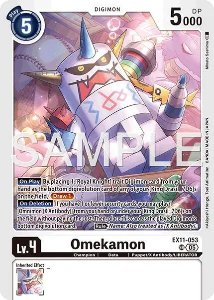Omekamon card art