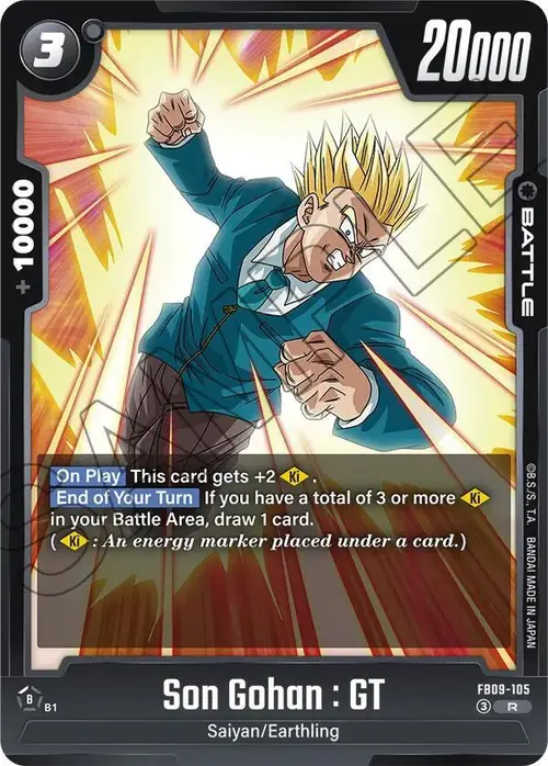 Son Gohan : GT card art