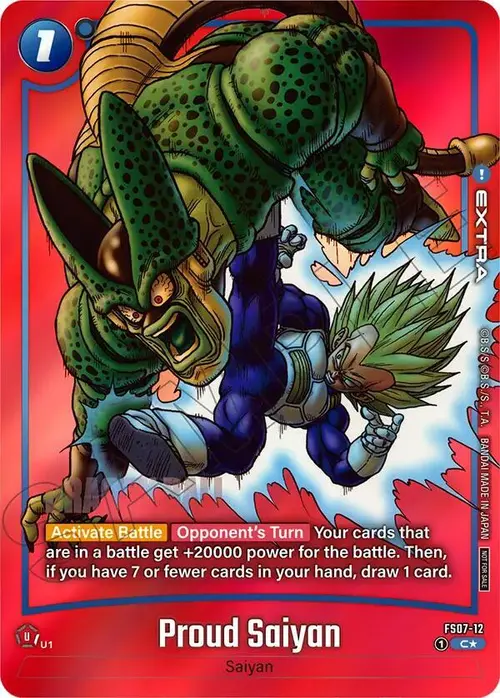 Proud Saiyan (Limited Pack MANGA Version 02) card art