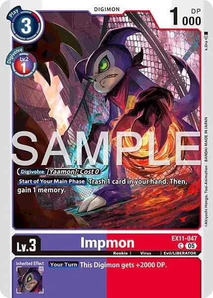 Impmon card art