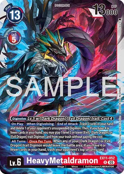 HeavyMetaldramon card art