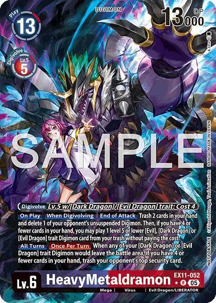 HeavyMetaldramon (Box Topper) card art