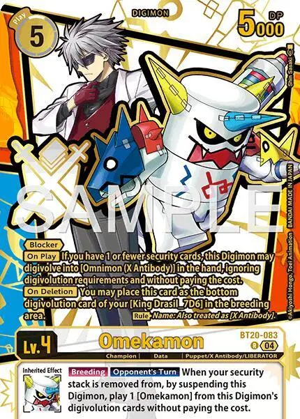 Omekamon (Rare Pull) card art