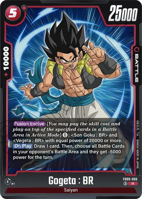 Gogeta : BR card art
