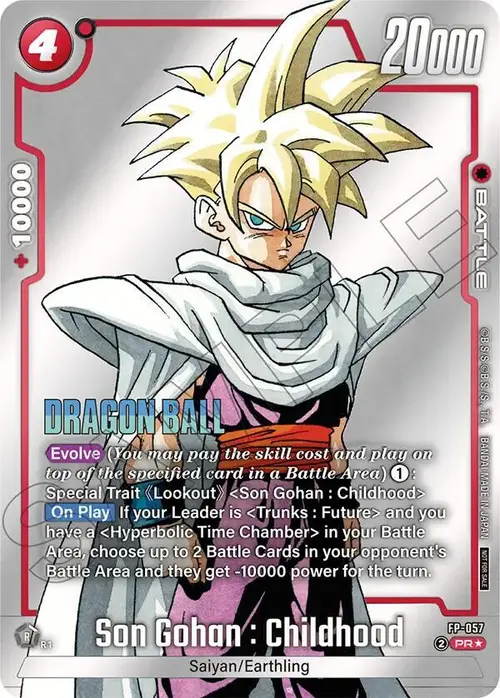Son Gohan : Childhood (Tournament Pack MANGA ver. SPECIAL) card art