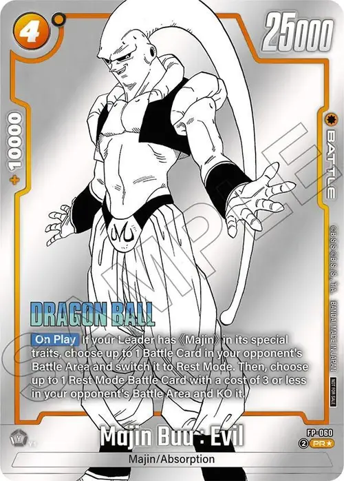 Majin Buu : Evil (Tournament Pack MANGA ver. SPECIAL) card art