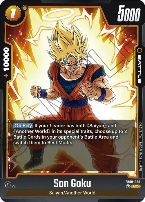 Son Goku card art