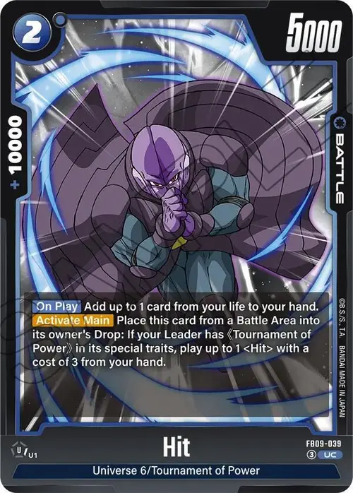 Hit card art