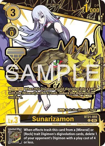 Sunarizamon (Rare Pull) card art