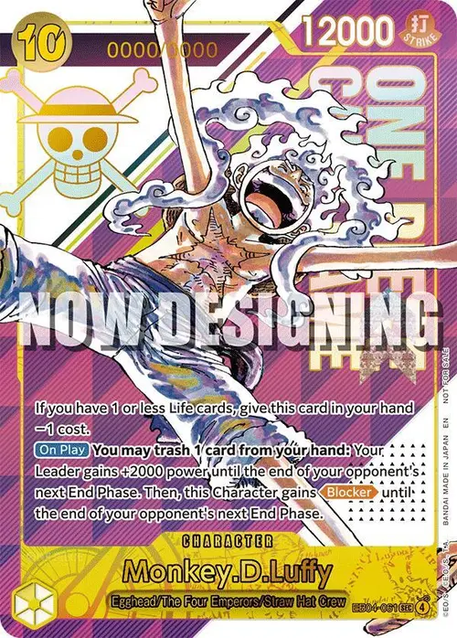 Monkey.D.Luffy - EB04-061 [Serial Number] card art