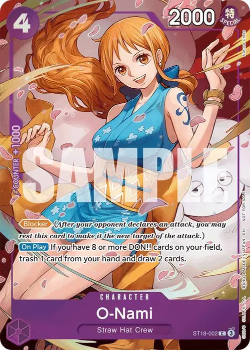O-Nami - ST18-002 (Dash Pack) card art