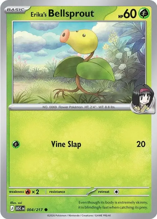 Erika's Bellsprout card art