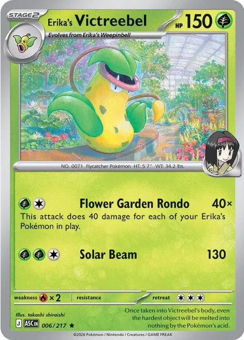 Erika's Victreebel card art