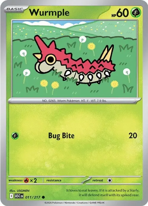 Wurmple card art