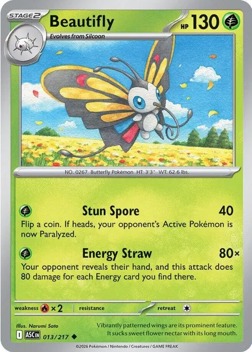Beautifly - 013/217 card art