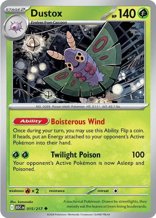 Dustox - 015/217 card art