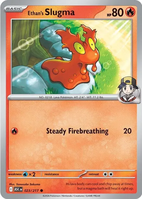 Ethan's Slugma card art