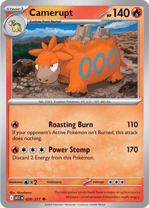 Camerupt card art