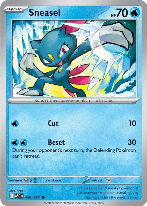Sneasel card art