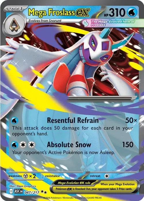 Mega Froslass ex - 047/217 card art