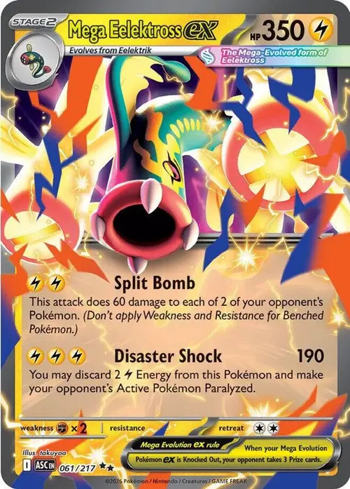 Mega Eelektross ex - 061/217 card art