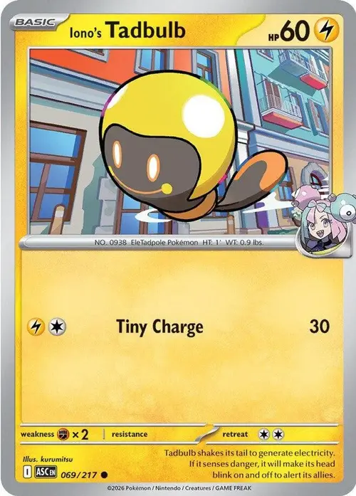 Iono's Tadbulb card art