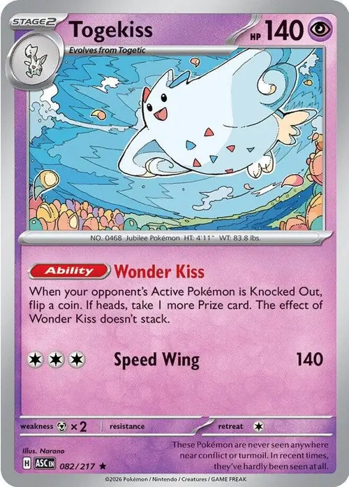 Togekiss - 082/217 card art