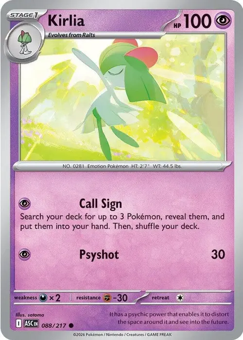 Kirlia card art