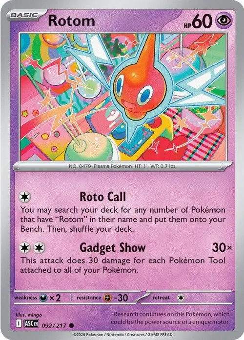 Rotom card art