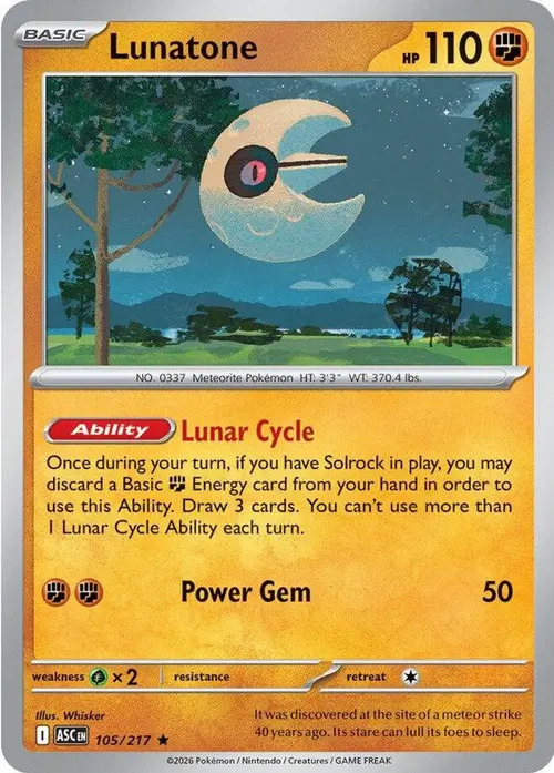Lunatone card art