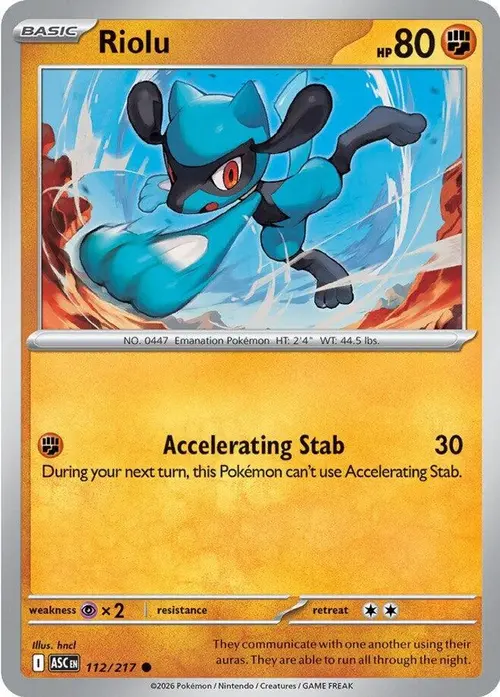 Riolu card art