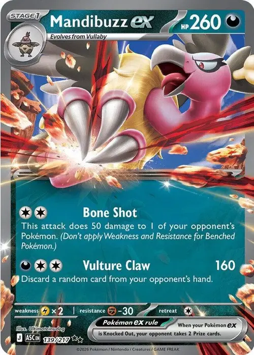 Mandibuzz ex card art