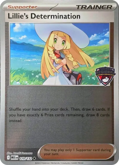 Lillie's Determination (Regional Championships) card art