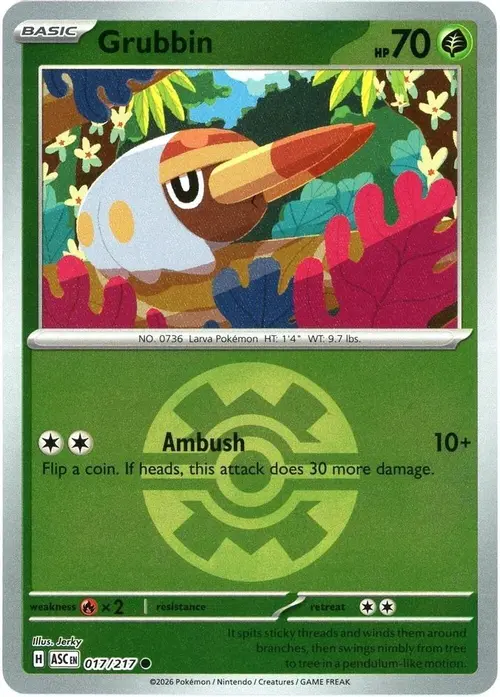 Grubbin (Quick Ball) card art