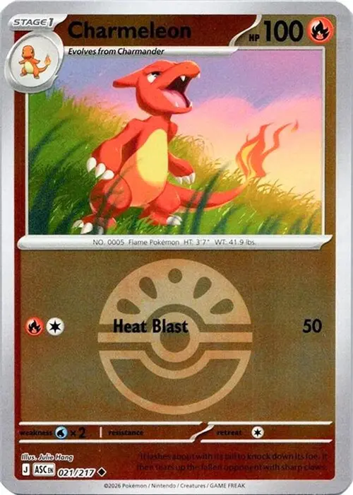Charmeleon (Friend Ball) card art