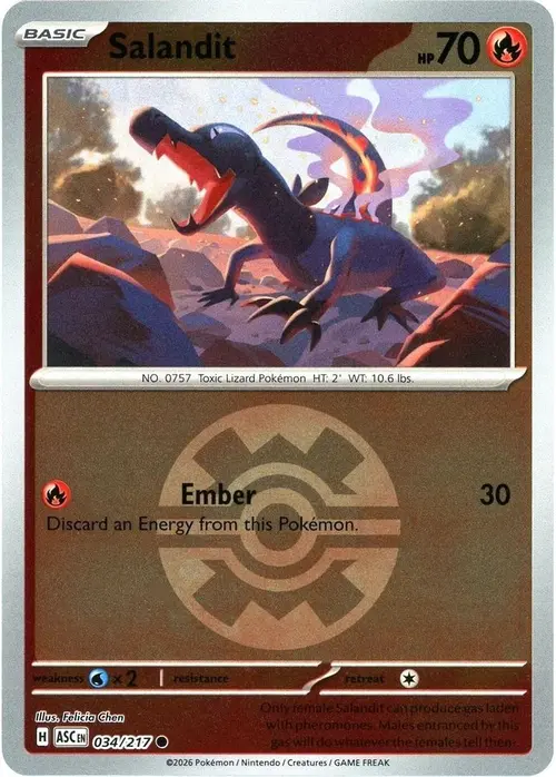 Salandit (Quick Ball) card art